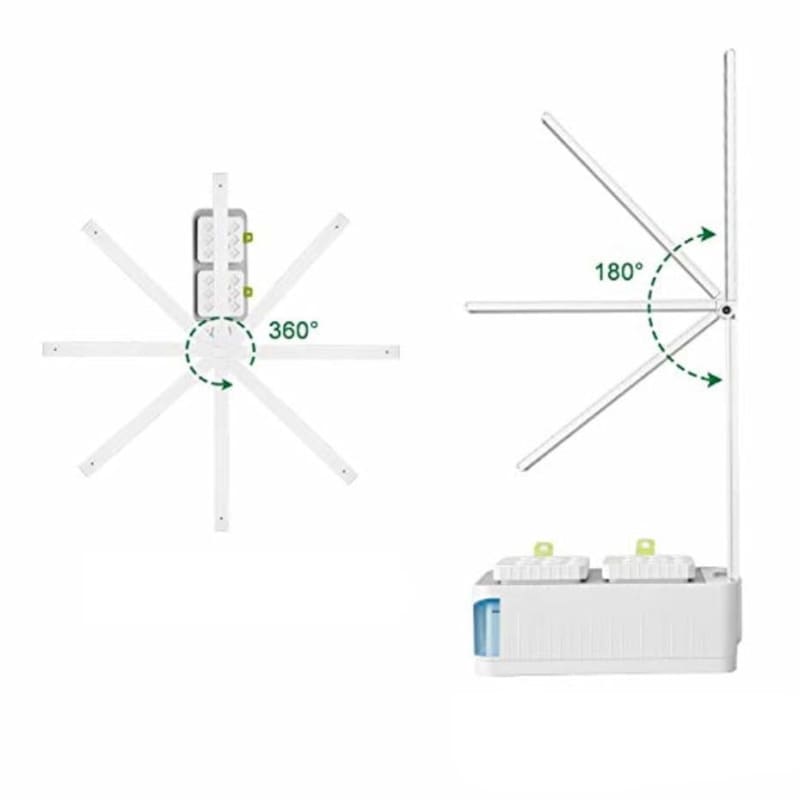 Mini Jardin Potager D’intérieur Hydroponique avec Lampe Led