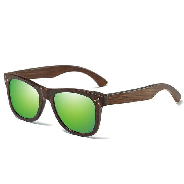 Lunettes de Soleil en Bambou Vernis avec Verres Polarisés